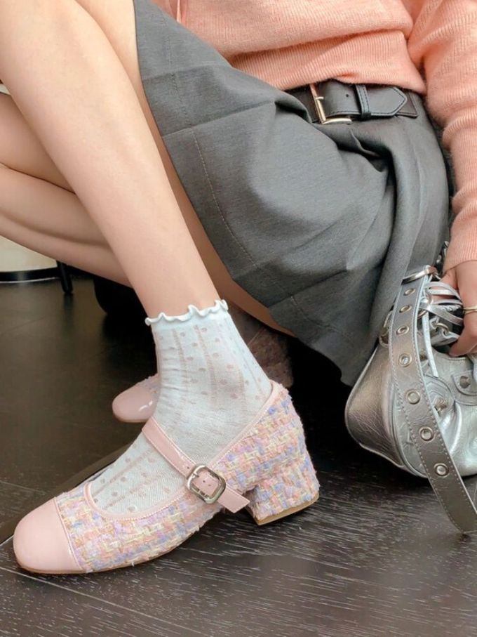 圆头 袢扣 中口鞋 