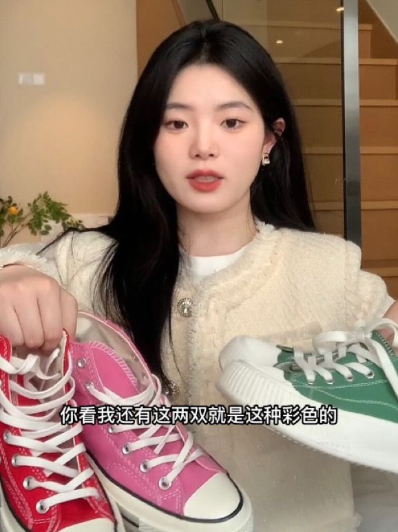 毛纺 O型 圆形领 细针 浅米灰色 珠光色 