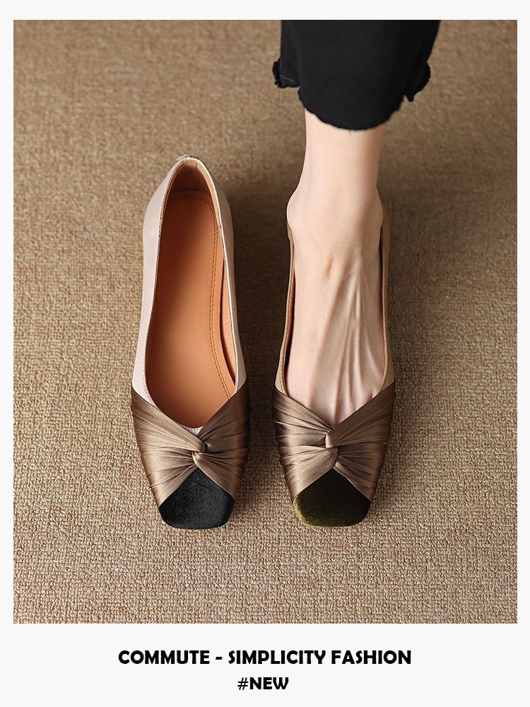 尖头 一脚蹬 浅口鞋 皮革  - VALI鞋履AI设计主图