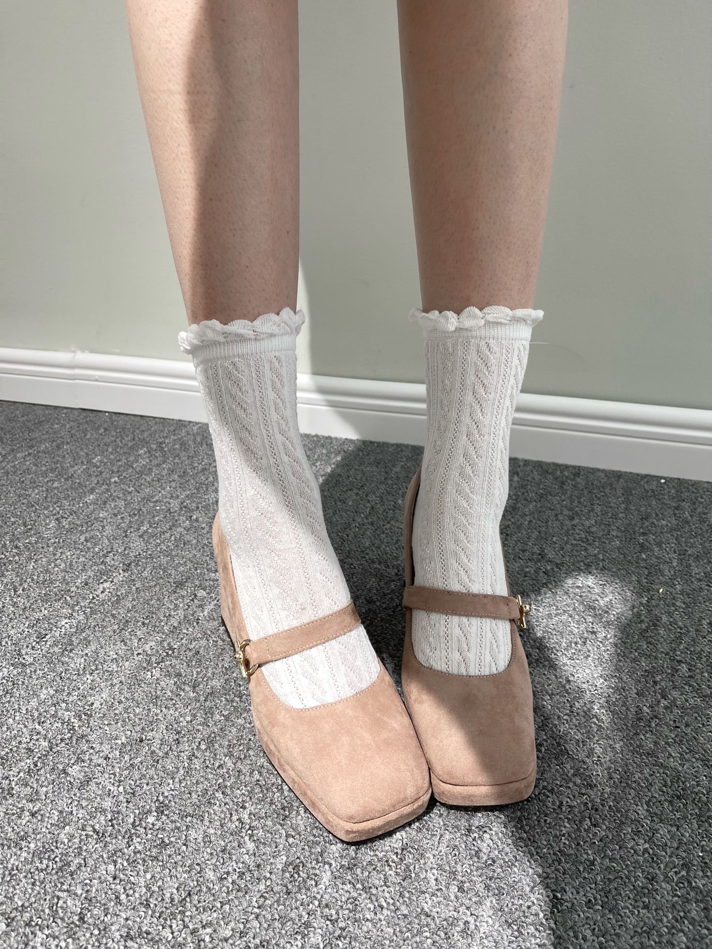 方头 中口鞋 皮革  - VALI鞋履AI设计主图