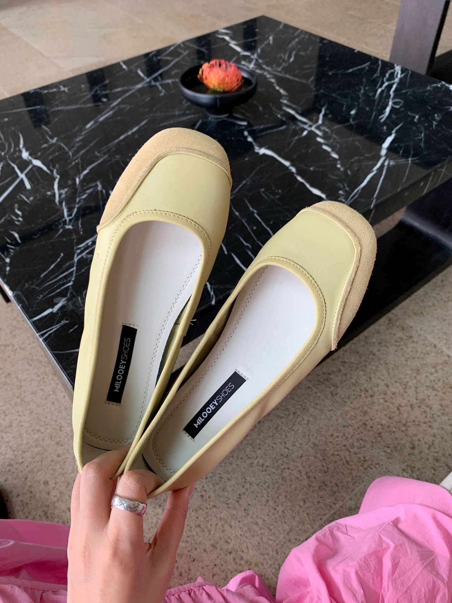 方头 一脚蹬 中口鞋 皮革  - VALI鞋履AI设计主图