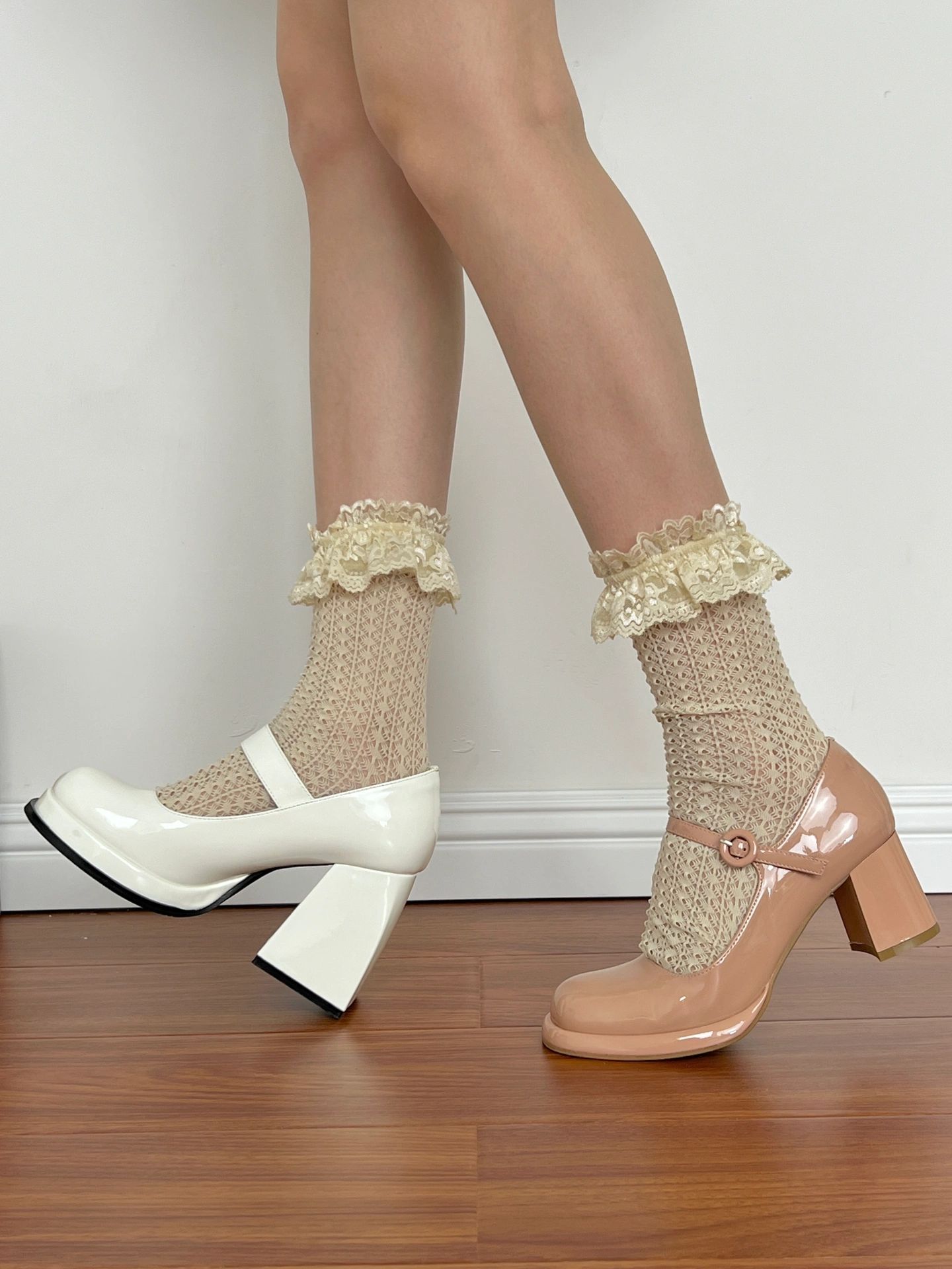 方头 中口鞋 皮革  - VALI鞋履AI设计主图