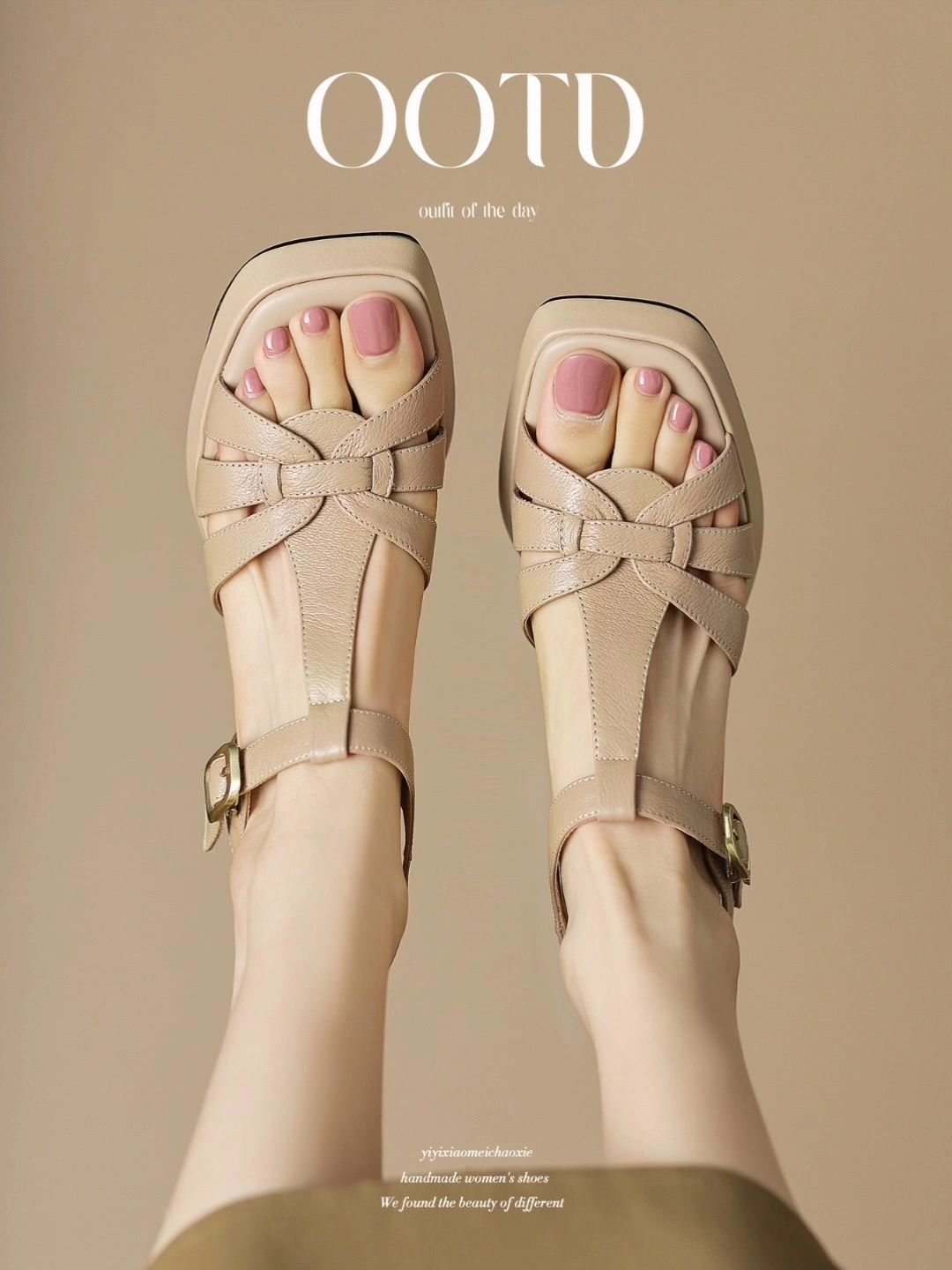 无帮 袢扣 皮革  - VALI鞋履AI设计主图