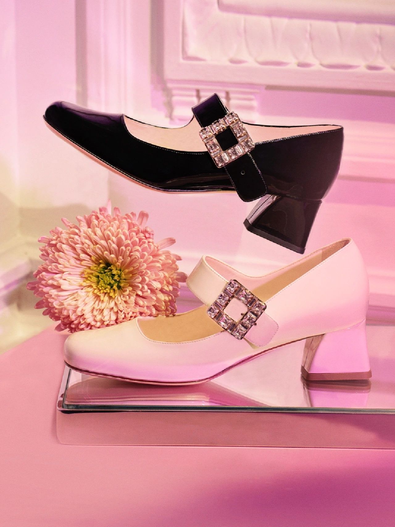 袢扣 浅口鞋 皮革  - VALI鞋履AI设计主图