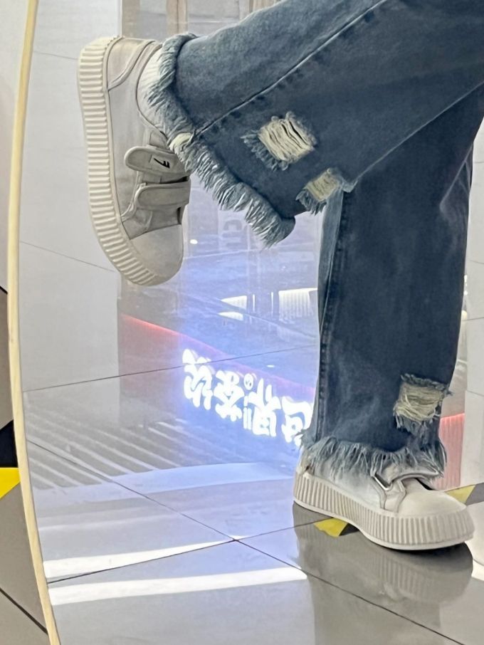 低帮 魔术贴 皮革 