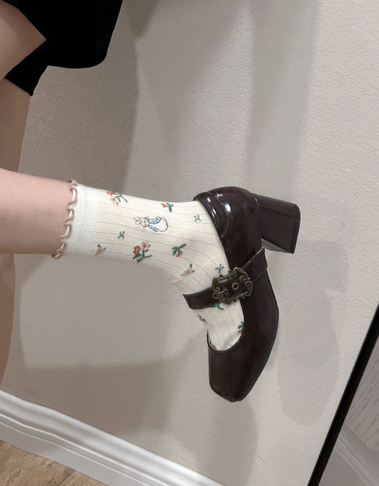 方头 袢扣 中口鞋 皮革  - VALI鞋履AI设计主图