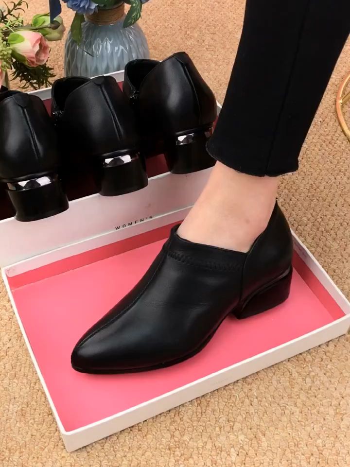 尖头 深口鞋 皮革  - VALI鞋履AI设计主图