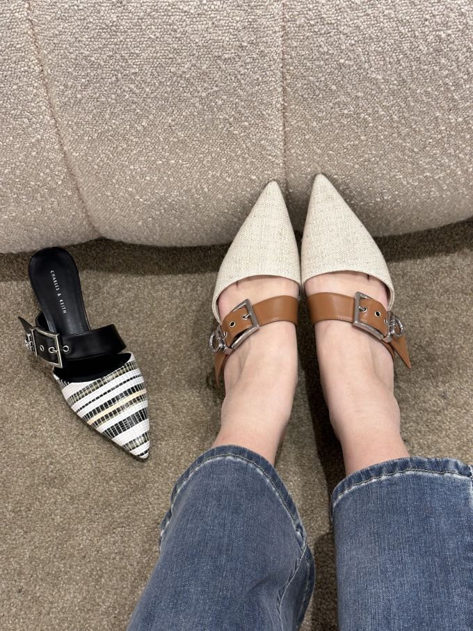 无帮 袢扣 皮革 