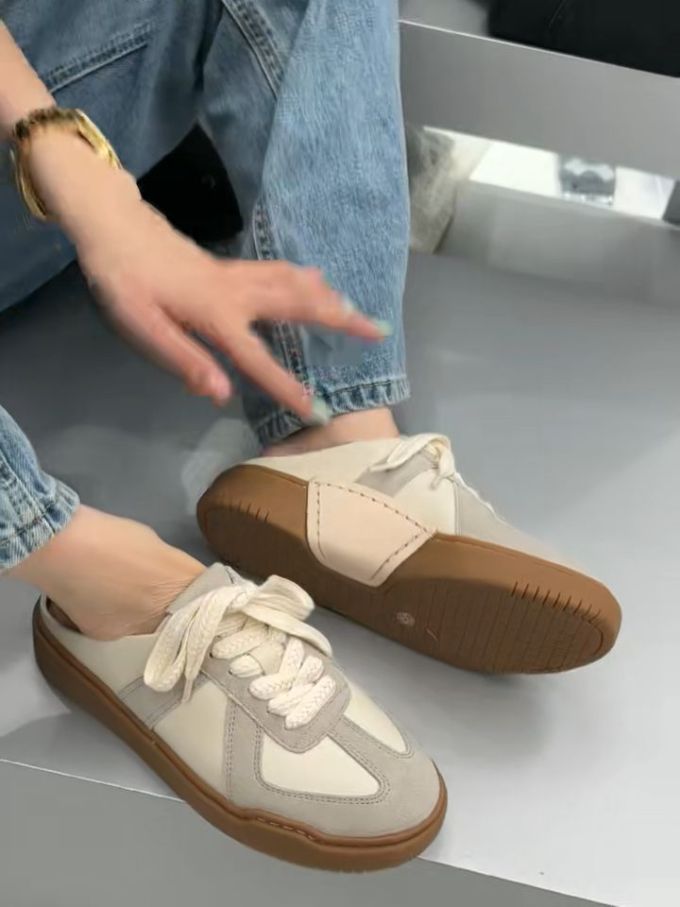 低帮 系带 皮革 