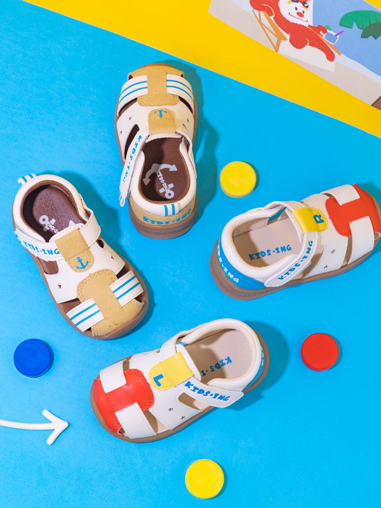 魔术贴 皮革  - VALI鞋履AI设计主图