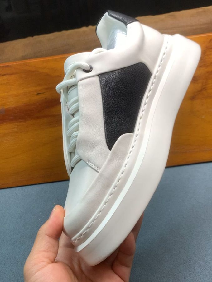 低帮 松紧带 皮革 