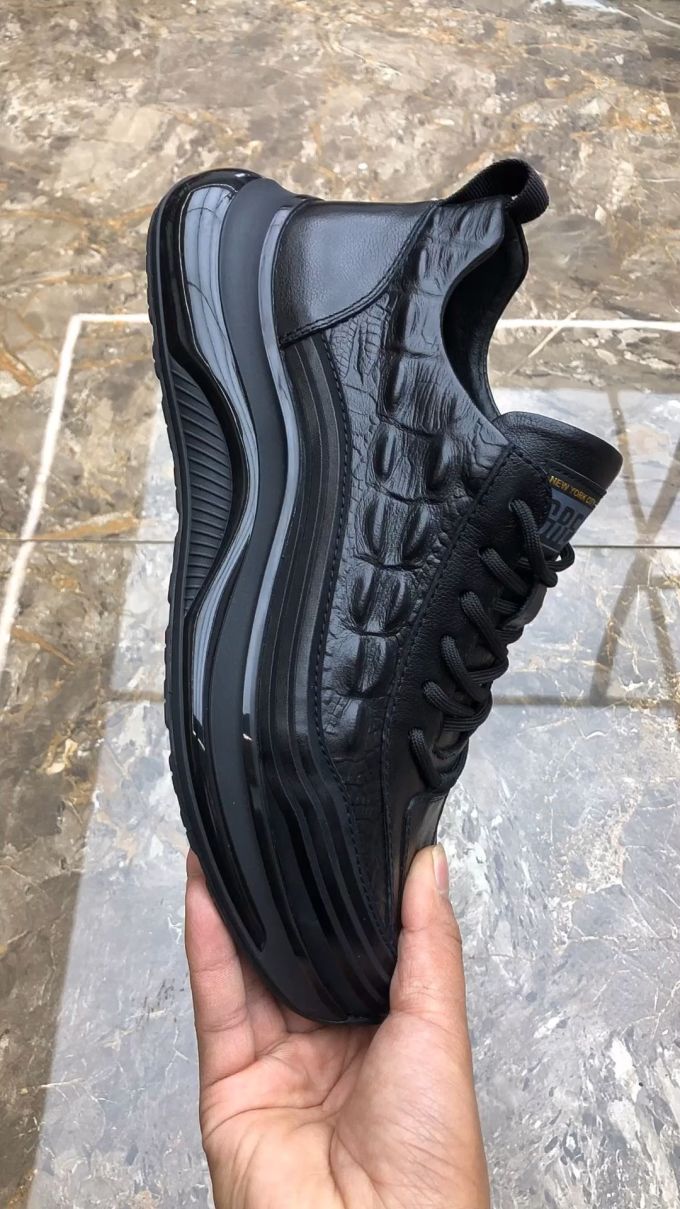 低帮 系带 皮革 