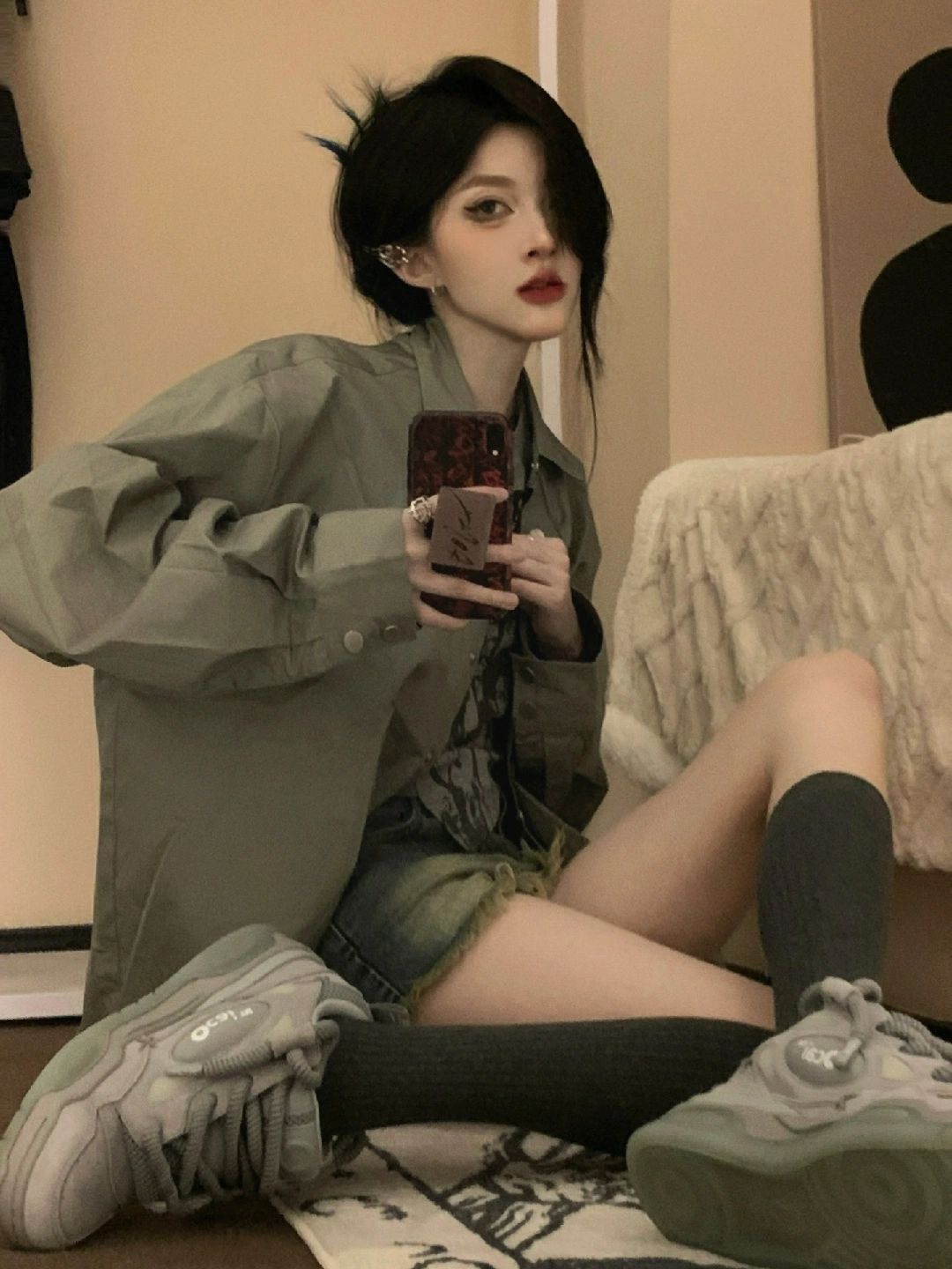 棉麻 榉树色 基础扣饰 都市  - VALI鞋履AI设计主图