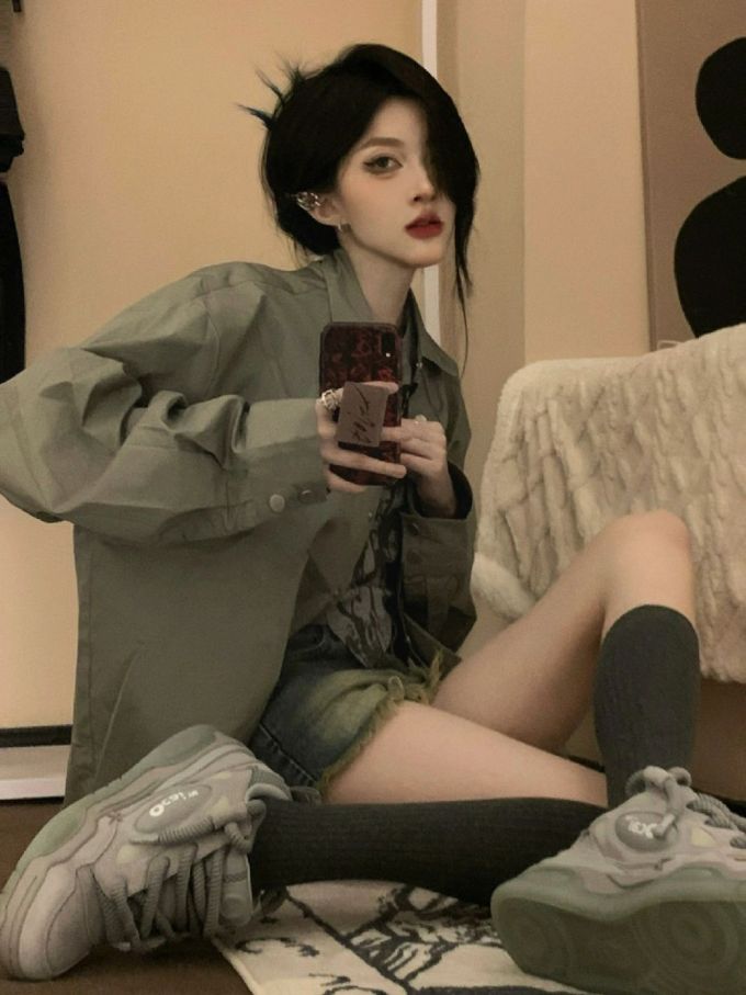 棉麻 榉树色 基础扣饰 都市 