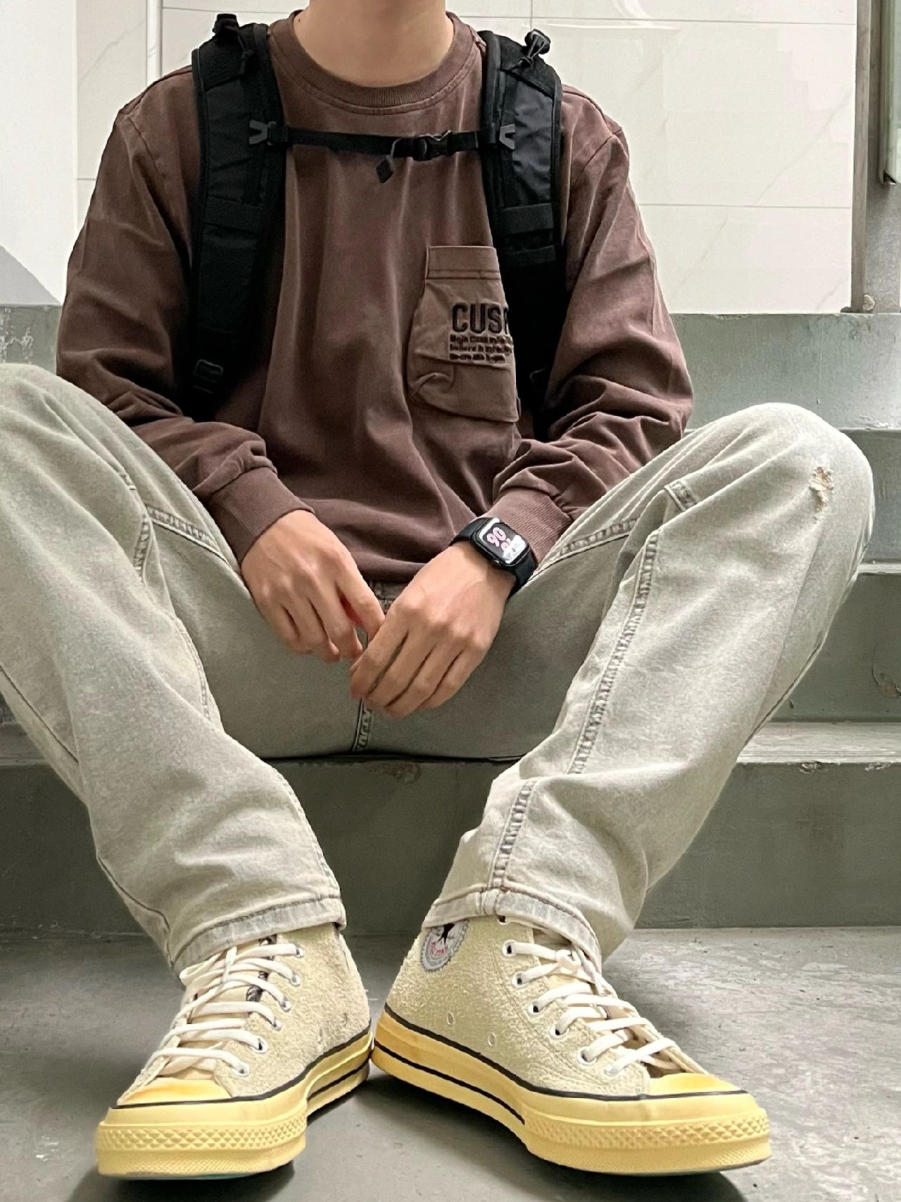 牛仔面料 洗水 银鼠尾草色 巧克力棕色 深银灰色  - VALI鞋履AI设计主图