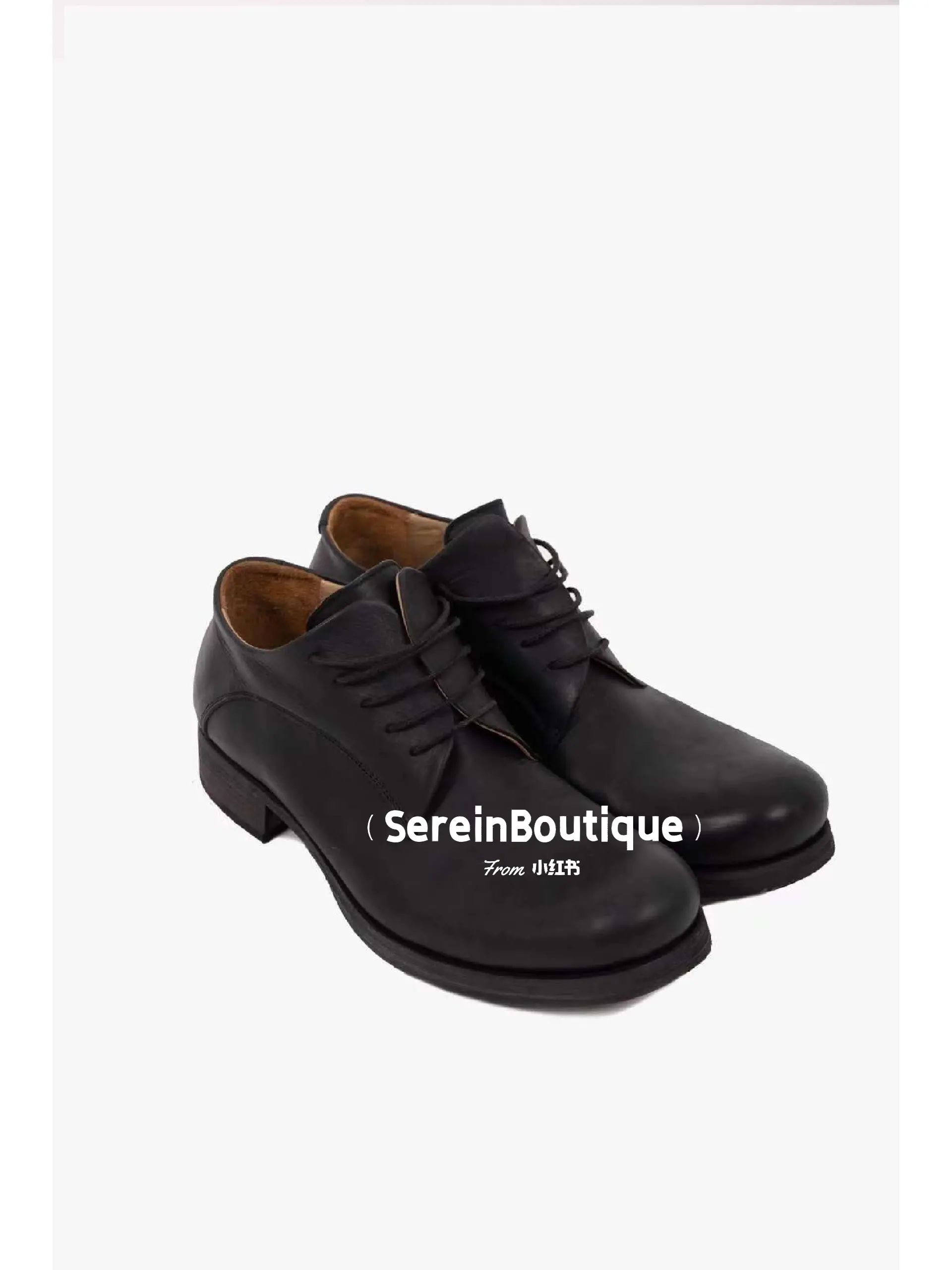 圆头 系带 皮革  - VALI鞋履AI设计主图