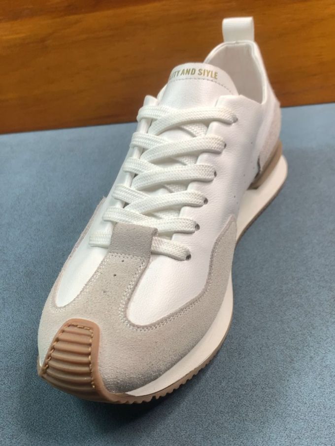 低帮 松紧带 皮革 