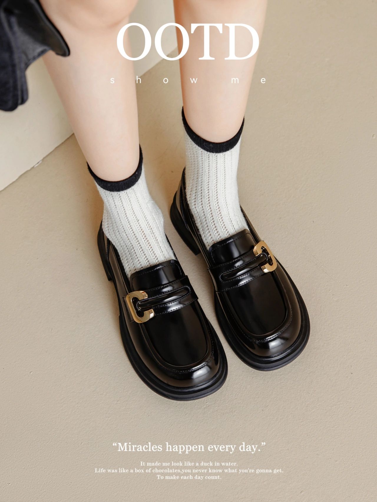 圆头 低帮 一脚蹬 深口鞋 皮革  - VALI鞋履AI设计主图