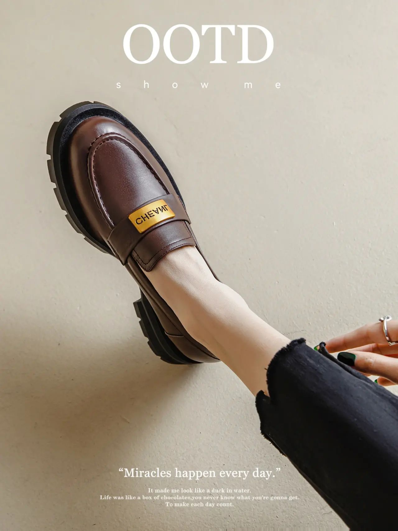 圆头 低帮 深口鞋 皮革  - VALI鞋履AI设计主图