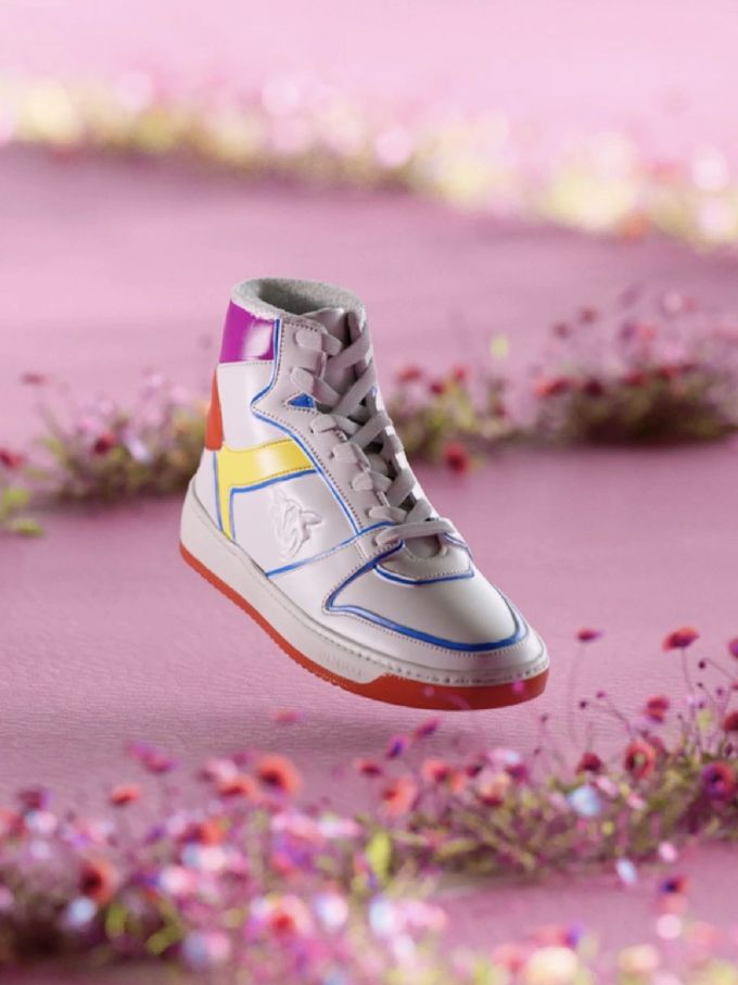 高帮 系带 皮革 