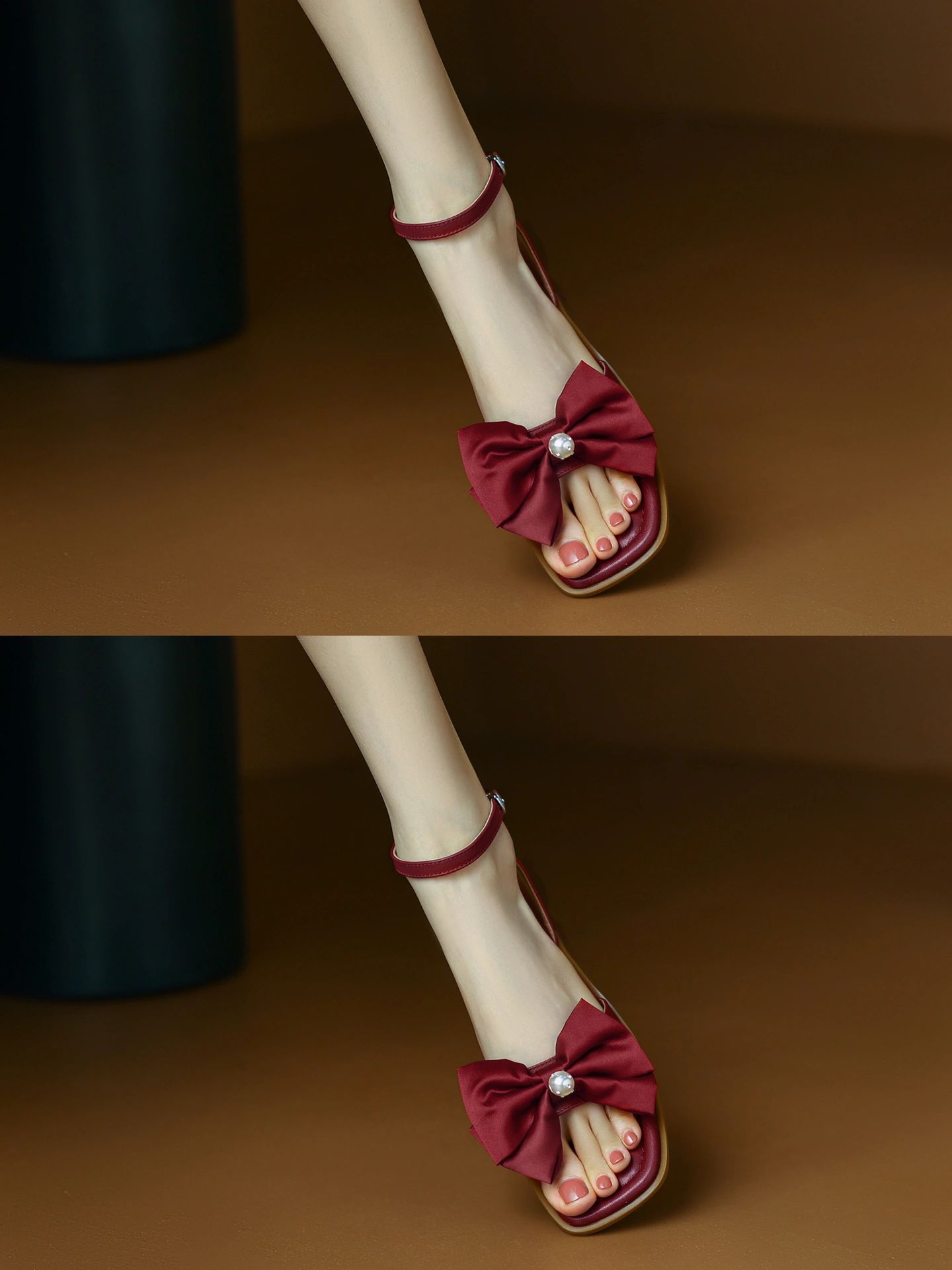 无帮 袢扣 皮革  - VALI鞋履AI设计主图