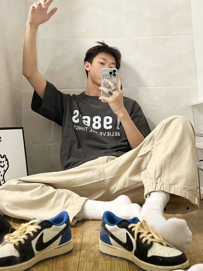 棉麻 晚霞色 漂白砂色 