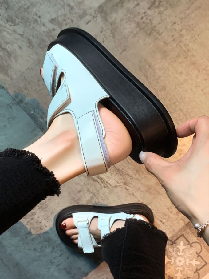 低帮 皮革 魔术贴 