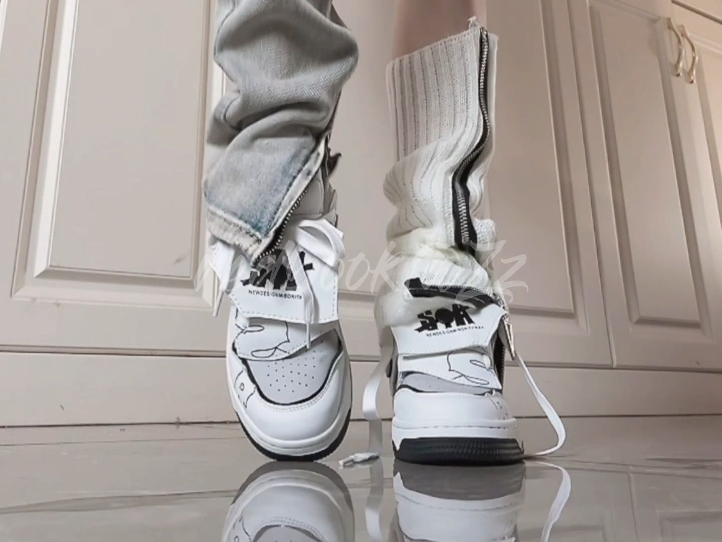 圆头 高帮  - VALI鞋履AI设计主图