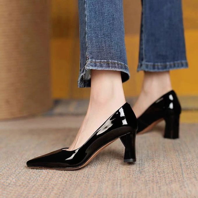 低帮 一脚蹬 浅口鞋 皮革 