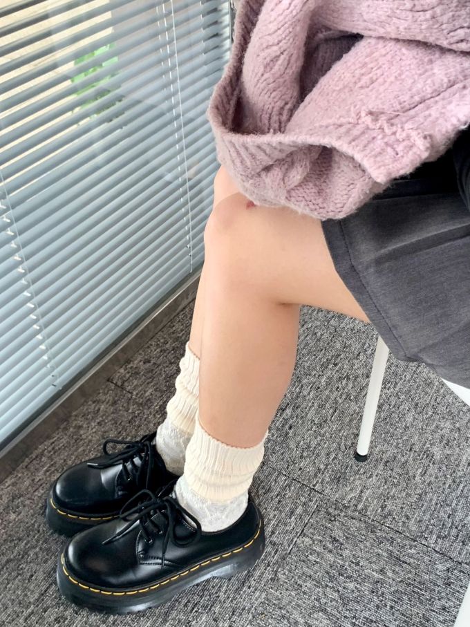 圆头 系带 皮革 