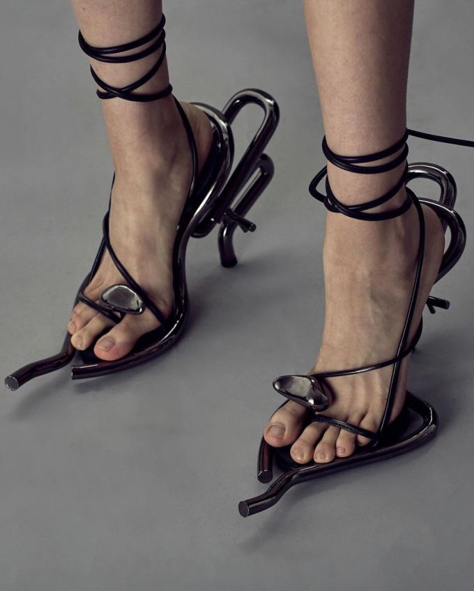 高跟 细跟 无帮 