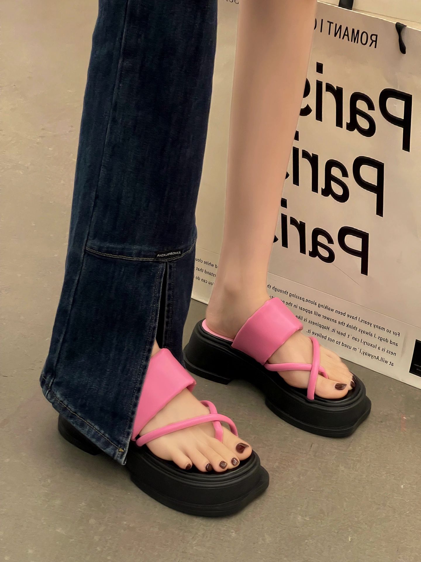 无帮 皮革  - VALI鞋履AI设计主图