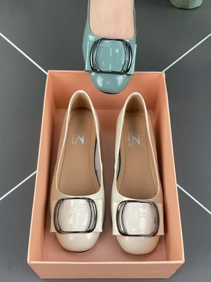 圆头 低帮 一脚蹬 浅口鞋 