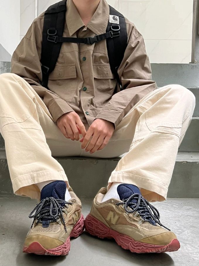 棉麻 浅桃粉色 基础扣饰 