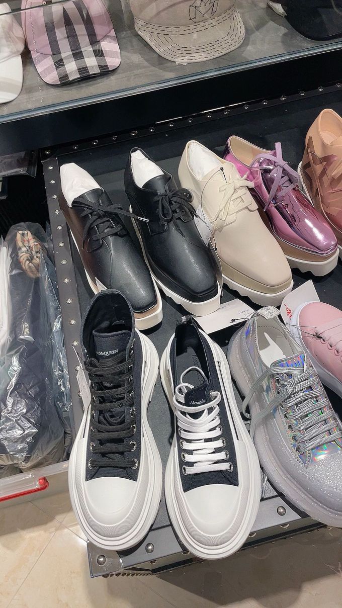 高帮 系带 皮革 