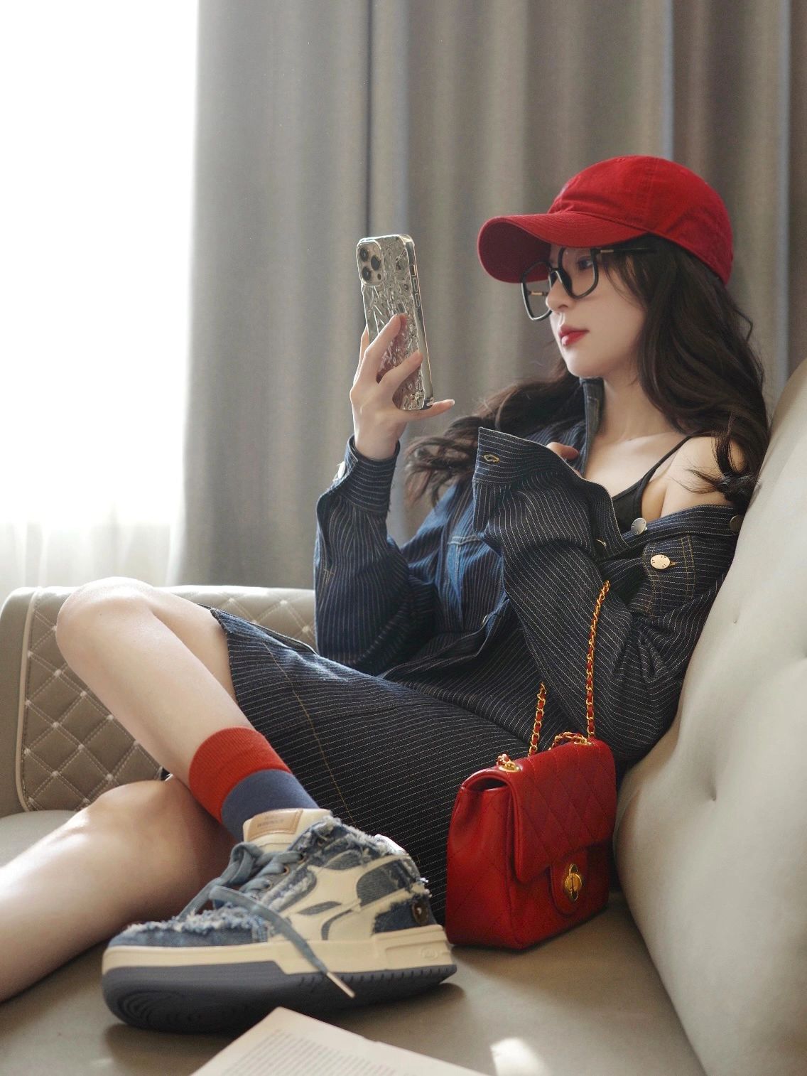 灯芯绒 衬衫领 条纹/波纹 踢踏舞鞋色 基础扣饰  - VALI鞋履AI设计主图