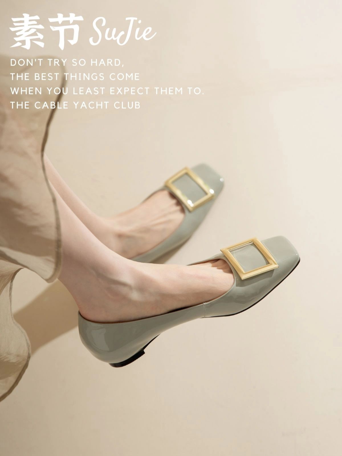 方头 低帮 一脚蹬 浅口鞋 皮革  - VALI鞋履AI设计主图