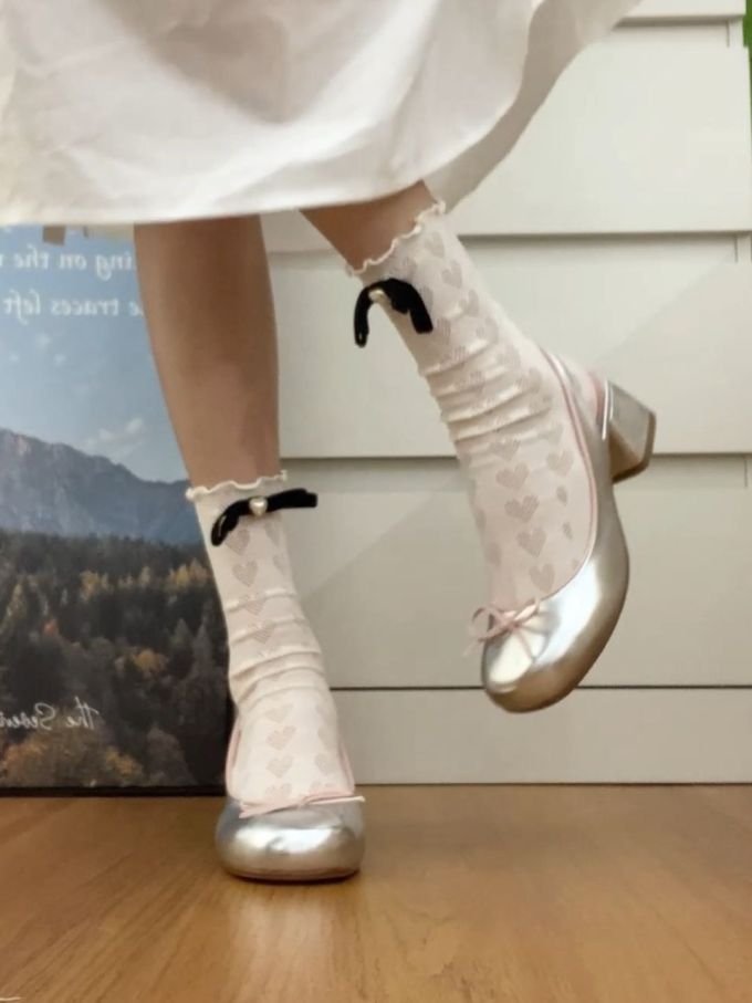 圆头 浅口鞋 皮革 