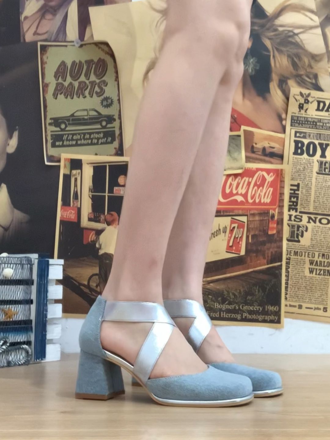 圆头 松紧带 皮革  - VALI鞋履AI设计主图