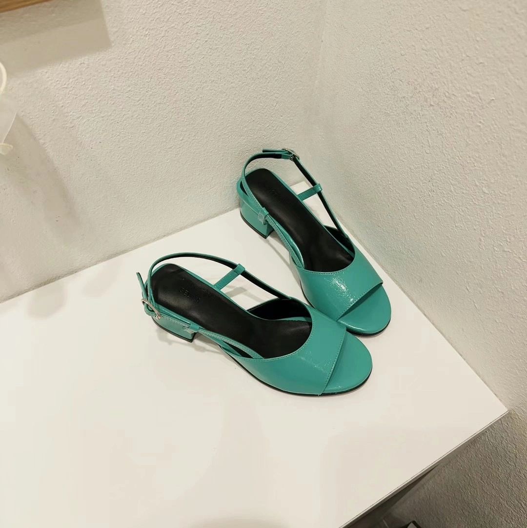 无帮 袢扣 皮革  - VALI鞋履AI设计主图