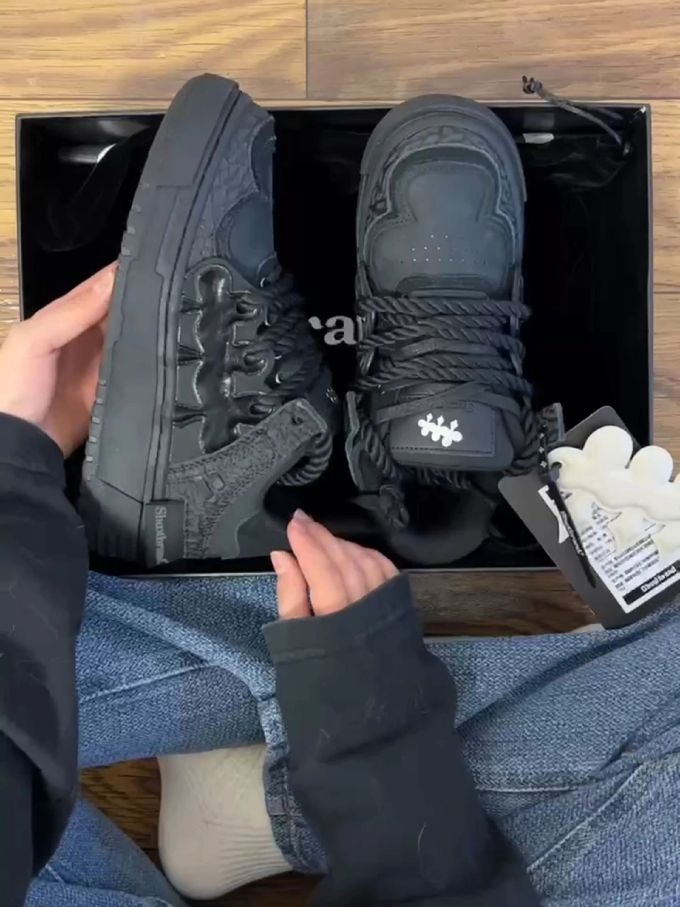 低帮 系带 皮革 