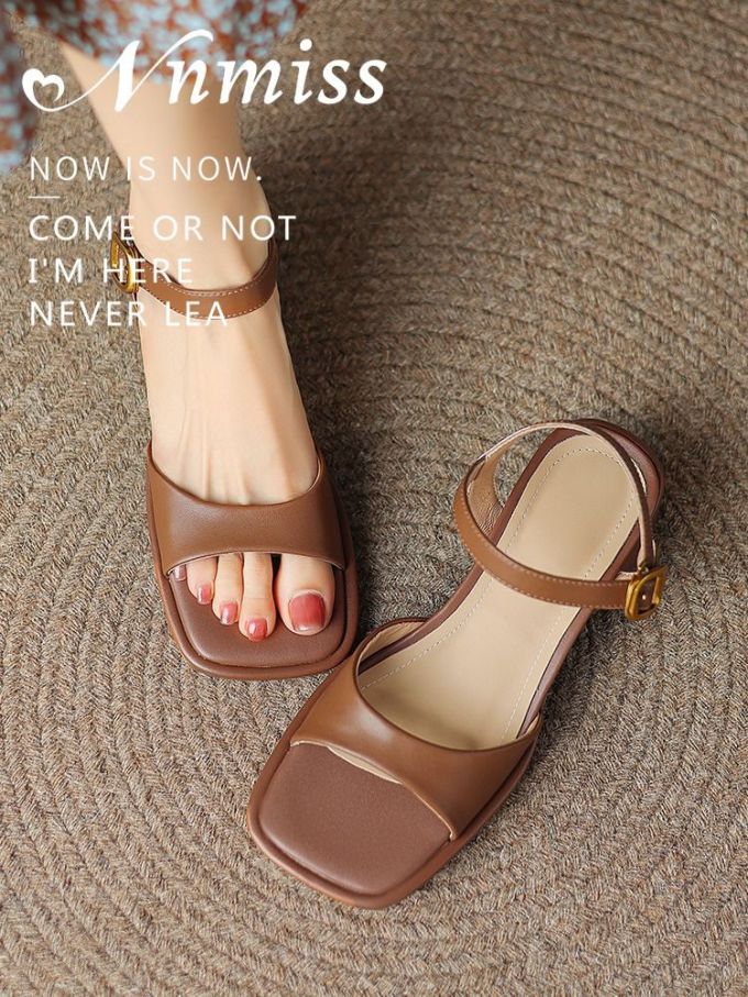 无帮 袢扣 皮革 