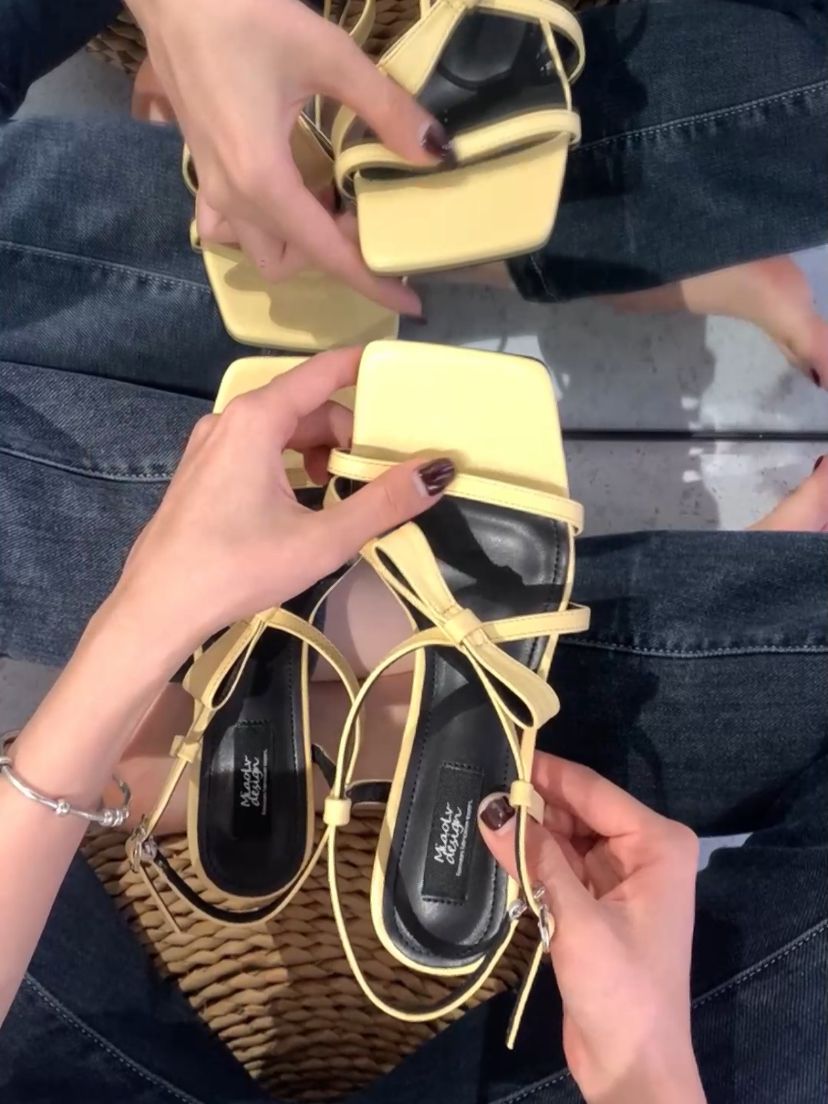 无帮 袢扣 皮革  - VALI鞋履AI设计主图