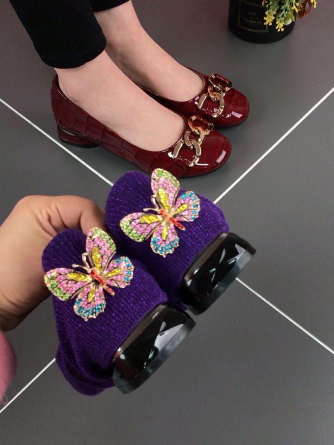 圆头 低帮 一脚蹬 浅口鞋 皮革 