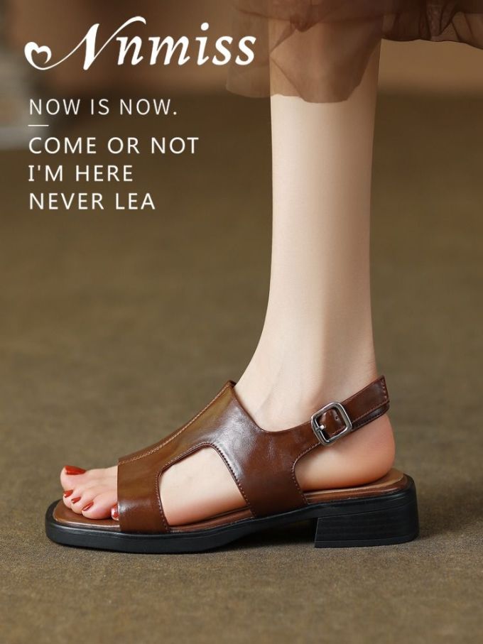 无帮 袢扣 皮革 