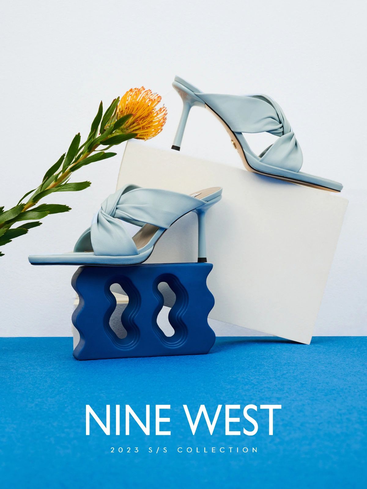 中跟 细跟 无帮 皮革  - VALI鞋履AI设计主图