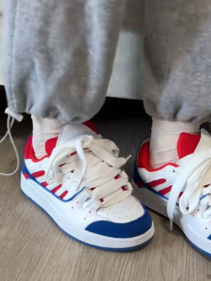 低帮 系带 皮革 