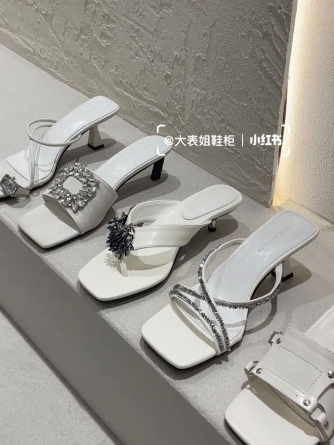 高跟 粗跟 无帮 皮革 