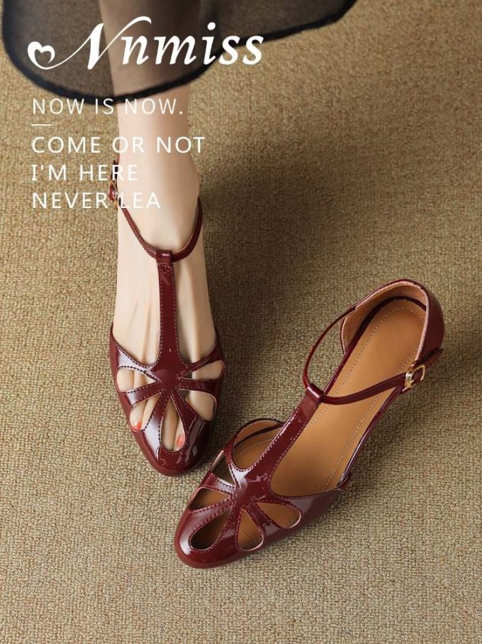 无帮 袢扣 皮革 