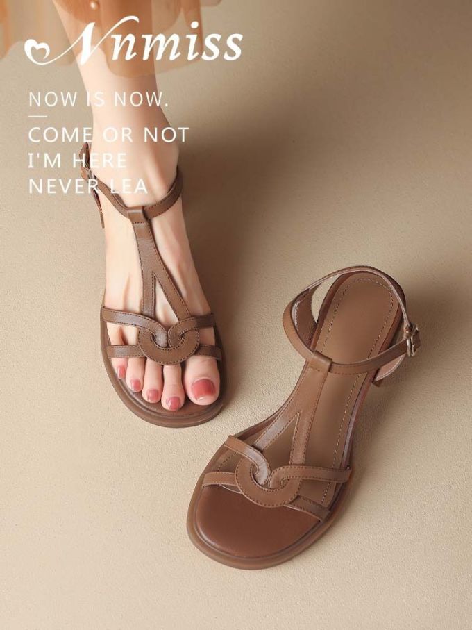 无帮 袢扣 皮革 